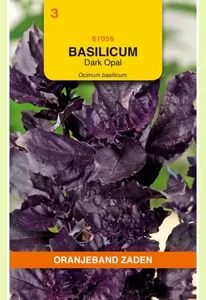Basilicum Dark Opal Oranjeband - afbeelding 1