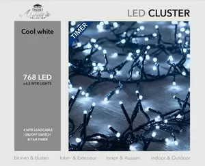 Clusterverlichting 768l/l4.5m led koel wit - afbeelding 3