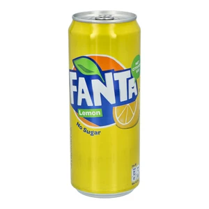 Fanta Lemon No Sugar 24x330ml - afbeelding 2