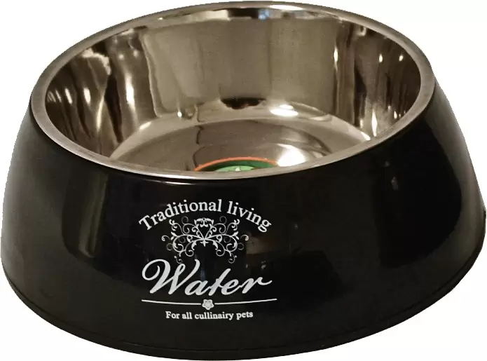 Couscous Dank je Rendezvous Hondeneetbak Water of Food plastic/rvs zwart. 18 cm. - Tuincentrum Kolbach