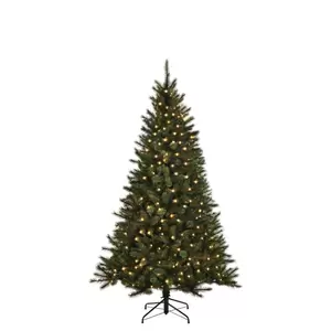 Kunstkerstboom Toronto verlicht 155cm groen 150 Led Black Box