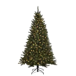 Kunstkerstboom Toronto verlicht 230cm groen 300 Led Black Box