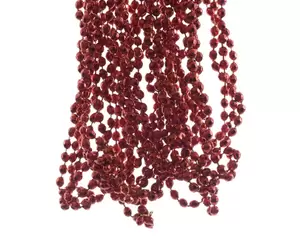 Kralenketting diamant plastic 270cm Rood