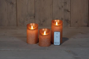 3ST KAARS KOPER WAX RUSTIEK