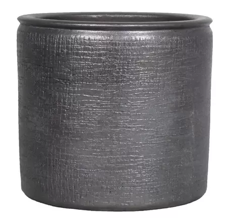 Pot Ancora d16h14cm industrieel zwart