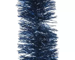 Slinger guirlande lametta glans 270cm Nacht Blauw