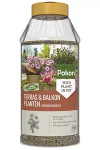 Terras & Balkon Planten Langwerkende Voedingskorrels 1800gr Pokon